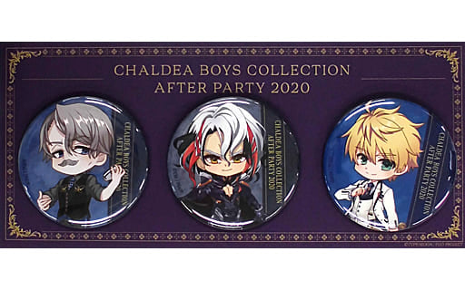 Fate/Grand Order Chaldea Boys Collection After Party 2020 James Moriarty & Odysseus & Arthur Pendragon Character Badge