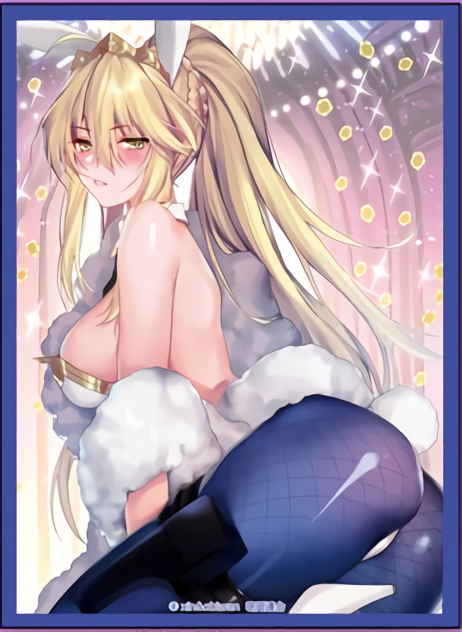 COMIC?1 16 Fate Grand Order Altria Pendragon Bunny Swimsuit Ruler Doujin Character Sleeves