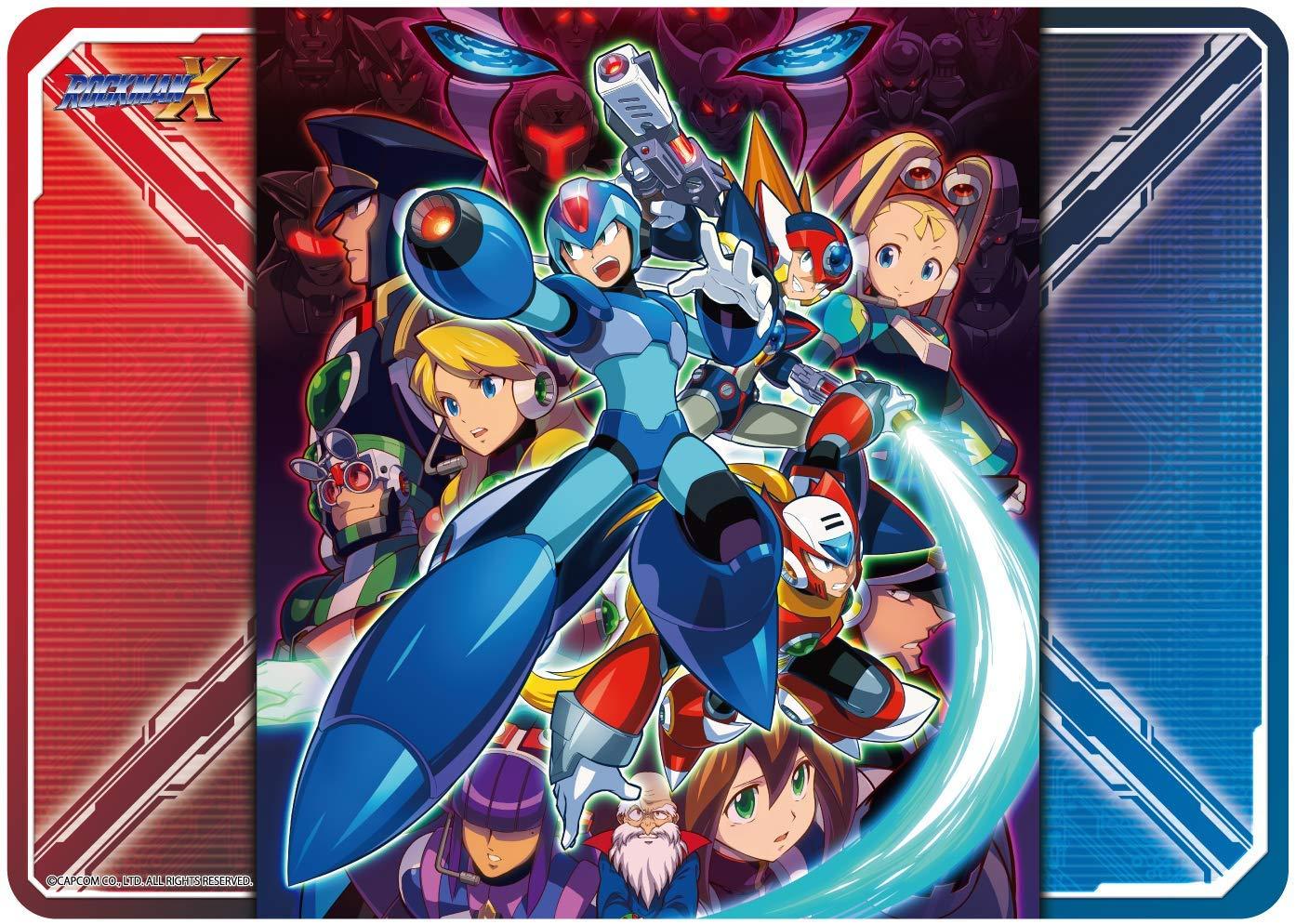 Mega Man X Full Cast Character Rubber Playmat