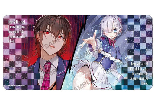 Dear Self-Styled F rank bro says, he's gonna rule a game-oriented school? Bunko Character Rubber Playmat
