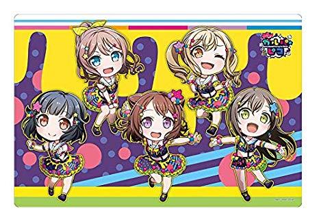 BanG Dream! Girs Band Party Pico Poppin`Party Colorful Poppin! Character Rubber Playmat Vol.365