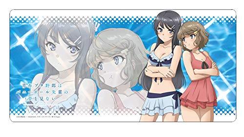 AoButa Rascal Does Not Dream of Bunny Girl Senpai Mai & Tomoe Character Rubber Playmat