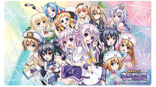 Hyperdimension Neptunia Full Cast Character Rubber Play Mat