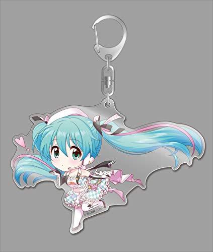 Hatsune Miku Racing 2019 Character Acrylic Deco Key Chain Mascot Ver.3 [In Stock]