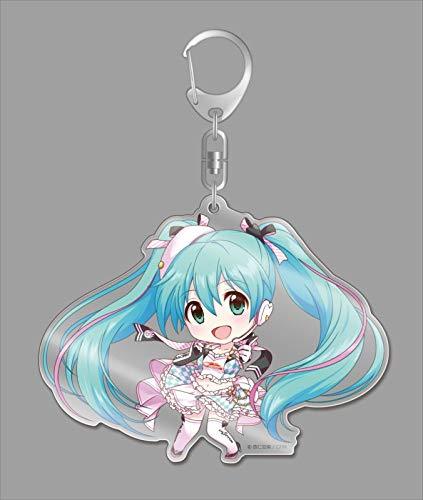 Hatsune Miku Racing 2019 Character Acrylic Deco Key Chain Mascot Ver.4
