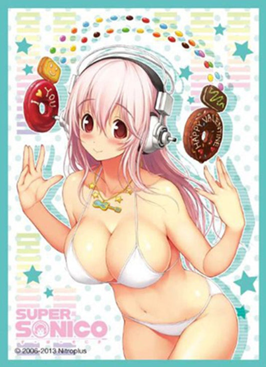 Super Sonico Valentine Bikini Character Sleeves