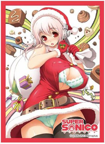Super Sonico Santa Ver. Character Sleeves Oppai