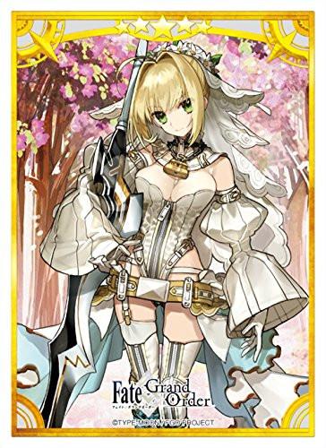 Fate/Grand Order Red Saber Nero Claudius (Bride) Character Sleeves 80CT FGO