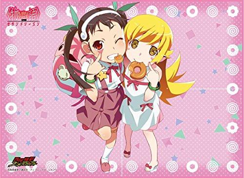 Bakemonogatari Monogatari Snail Mayoi Hachikuji & Bat Shinobu Oshino TCG Cloth Mat