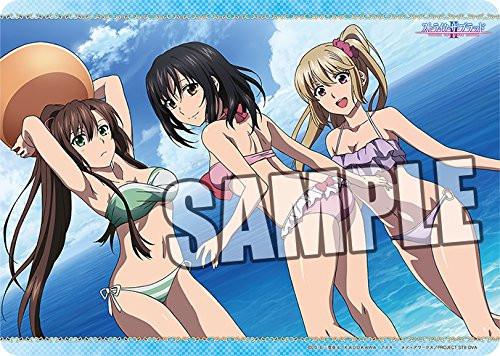 Strike the Blood Yukina, Sayaka, Asagi Rubber Play Mat Beach Ver.