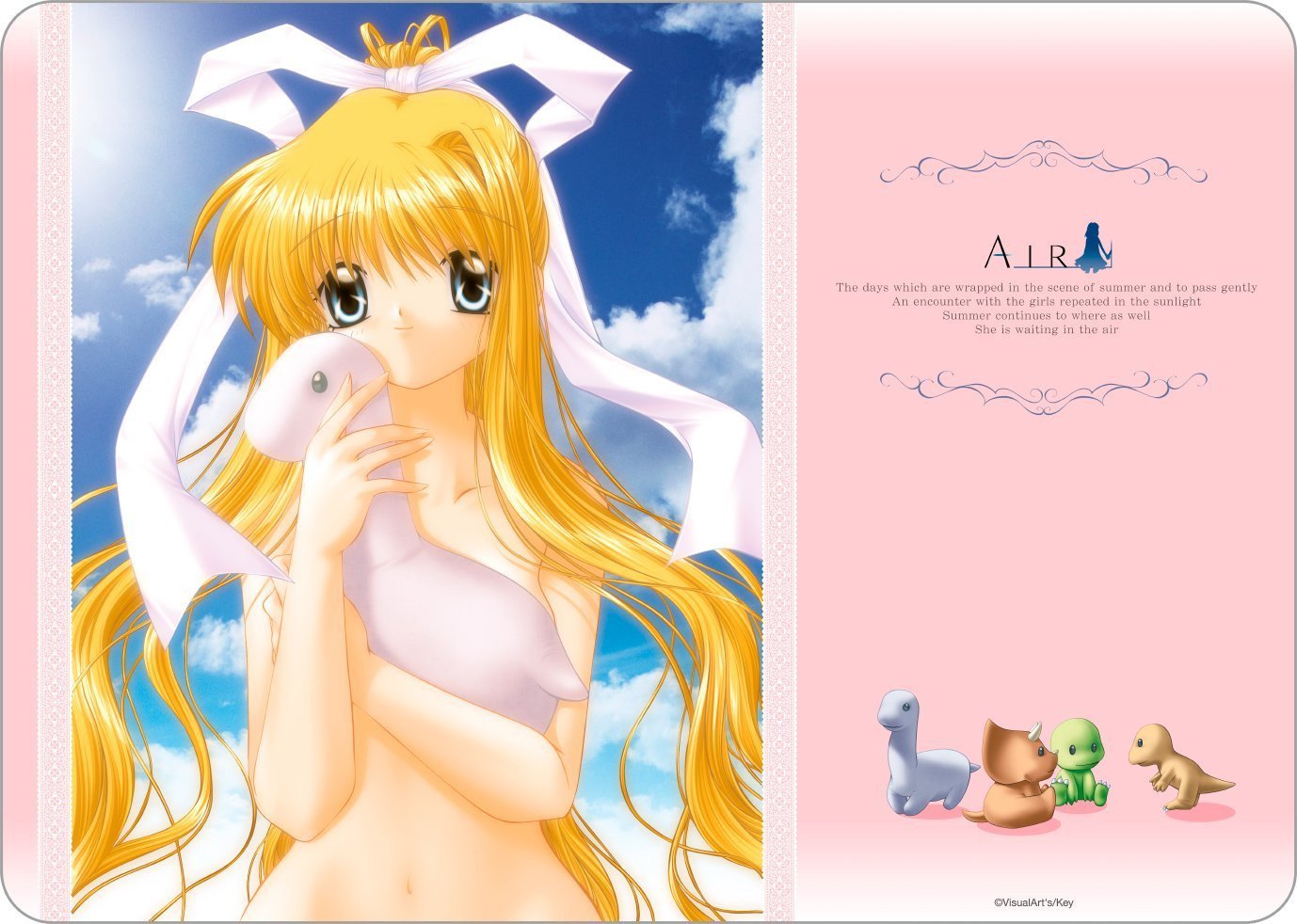 Air Misuzu Kamio Character Rubber Play Mat
