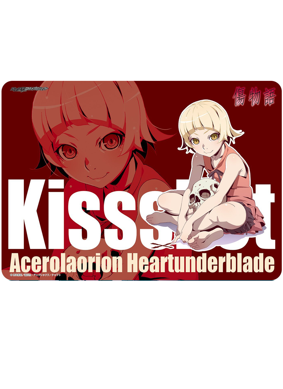 Kizumonogatari Bakemonogatari Shinobu Oshino Kiss-Shot B Rubber Play Mat