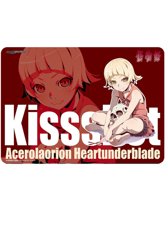 Kizumonogatari Bakemonogatari Shinobu Oshino Kiss-Shot B Rubber Play Mat