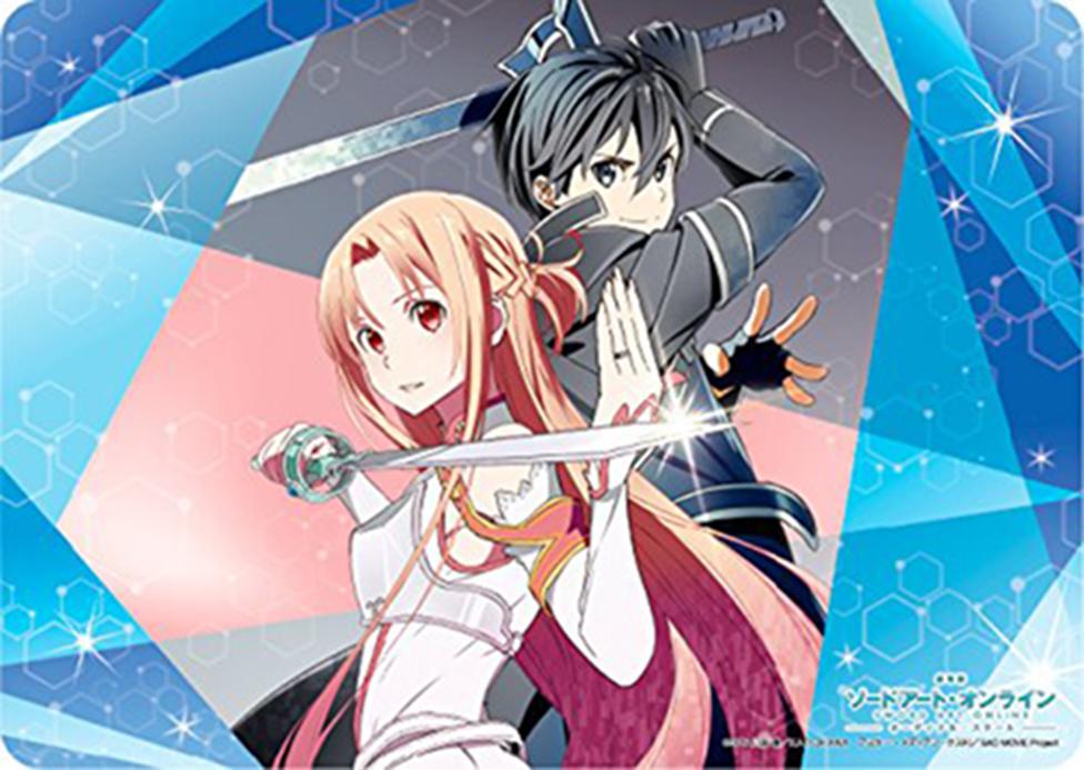 Sword Art Online: Ordinal Scale Asuna & Kirito Rubber Play Mat SAO