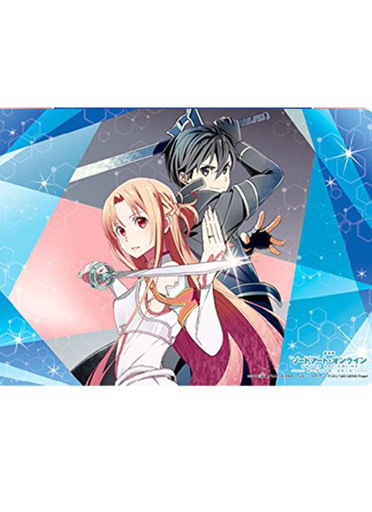 Sword Art Online: Ordinal Scale Asuna & Kirito Rubber Play Mat SAO