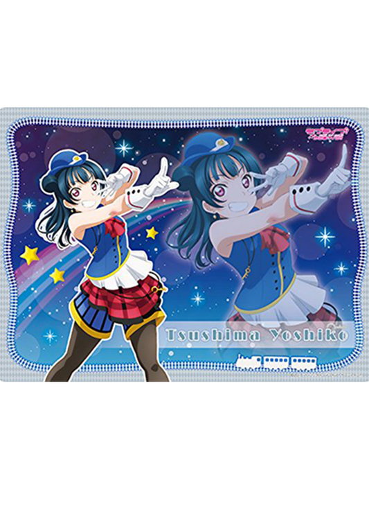 Love Live! Sunshine!! Yoshiko Happy Party Train Ver. Rubber Play Mat
