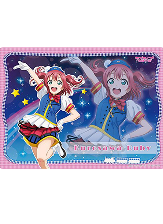 Love Live! Sunshine!! Ruby Happy Party Train Ver. Rubber Play Mat