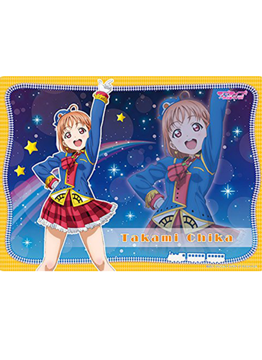 Love Live! Sunshine!! Chika Happy Party Train Ver. Rubber Play Mat