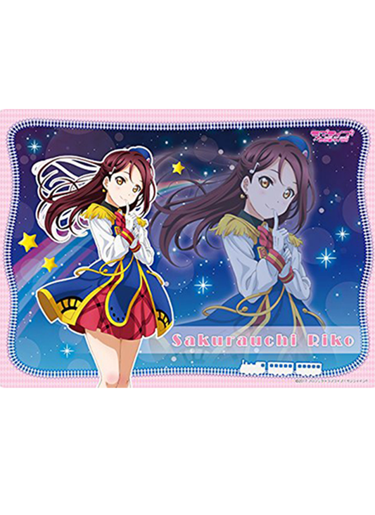 Love Live! Sunshine!! Riko Happy Party Train Ver. Rubber Play Mat