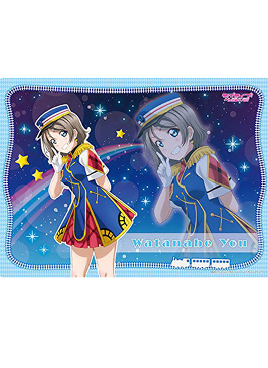 Love Live! Sunshine!! You Happy Party Train Ver. Rubber Play Mat