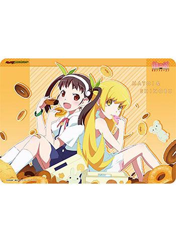 Bakemonogatari Mayoi Hachikuji & Shinobu Oshino Character Rubber Play Mat