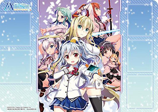 Z/X Ignition Azumi & Rigeru Character Rubber Play Mat