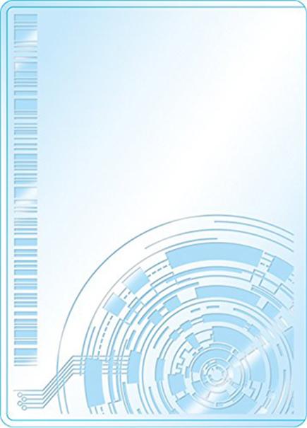 Premium Card Side Loader Guard Cyber Circle (3PCS)
