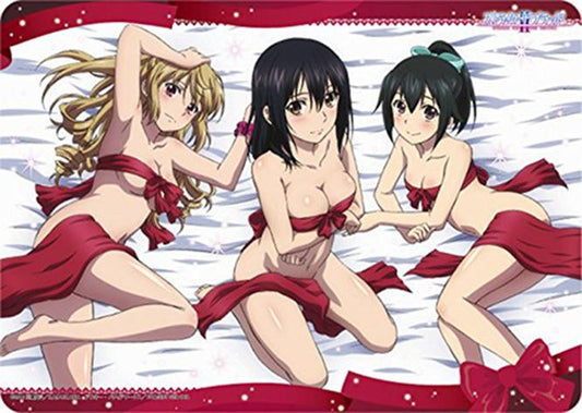 Strike the Blood II Yukina & Nagisa & Asagi Character Rubber Play Mat