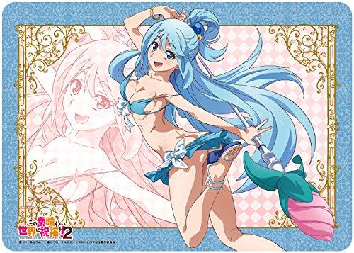 KonoSuba Aqua Axis Order Water Goddess Priest Character Rubber Play Mat Ecchi