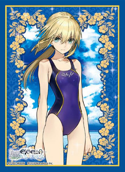 Fate/Extella Link Saber Altria Pendragon Battledress of Summer Ver. Character Sleeves 80CT