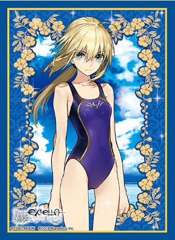 Fate/Extella Link Saber Altria Pendragon Battledress of Summer Ver. Character Sleeves 80CT