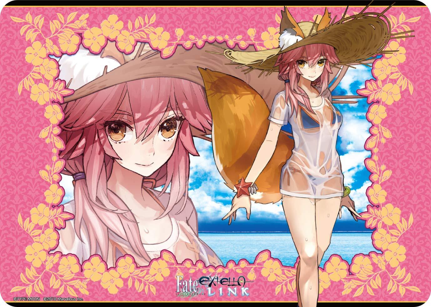 Fate/EXTELLA Link Lancer Tamamo no Mae Beach Flower Ver. Character Rubber Play Mat
