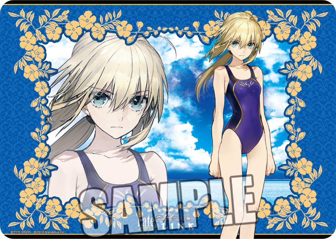 Fate/Extella Link Saber Altria Pendragon Battledress of Summer Ver. Character Rubber Play Mat