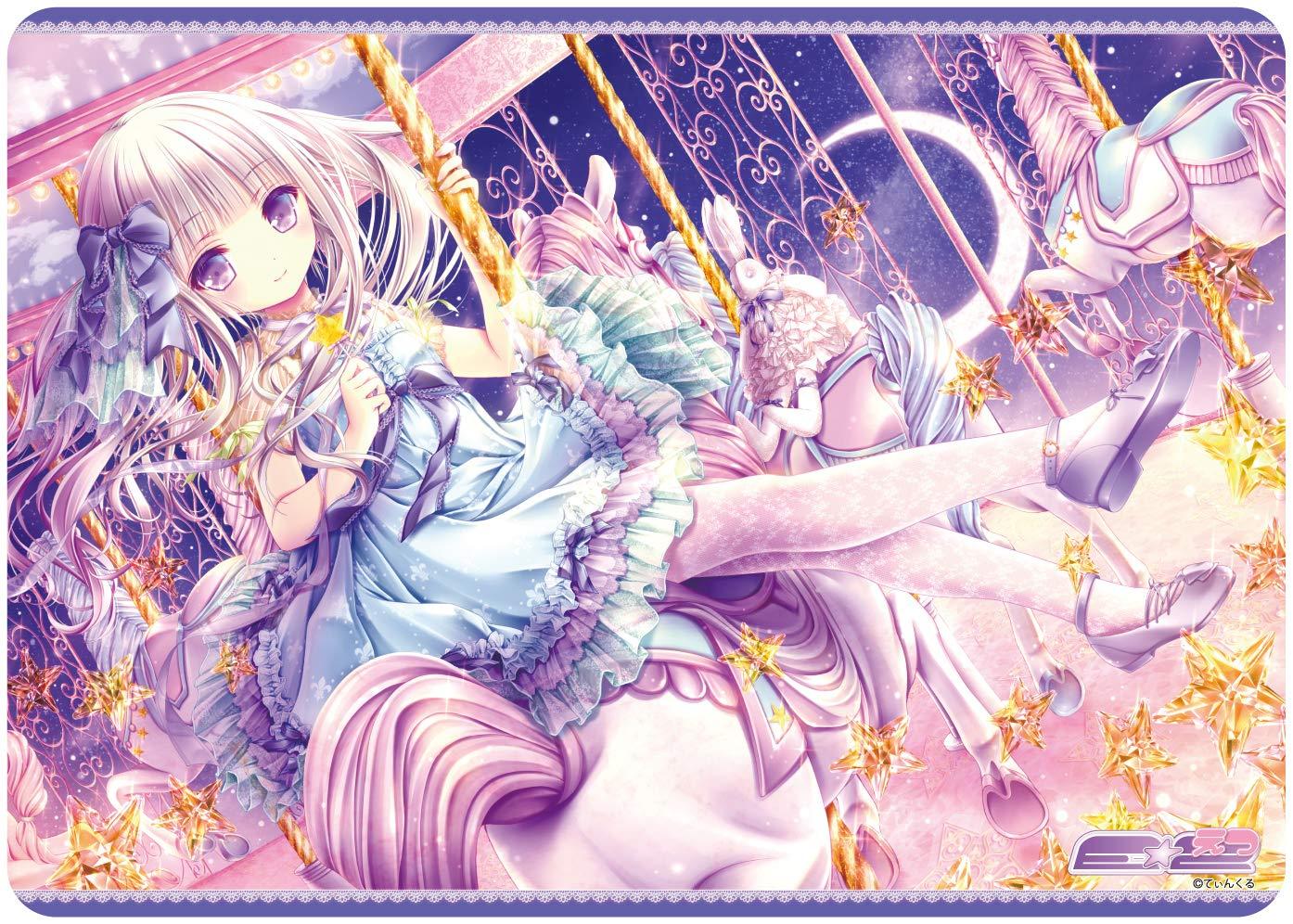 E☆2 Etsu Twinkle Frail Dream Carousel Character Rubber Play Mat