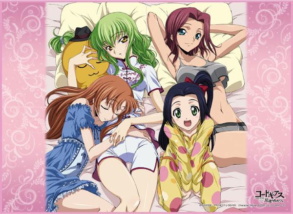 Code Geass Lelouch Girls Pajamas Party Ver. Character Playmat