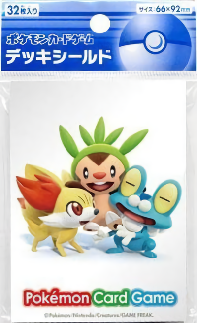 Pokemon Fennekin Chespin Froakie Character Sleeves XY 32ct
