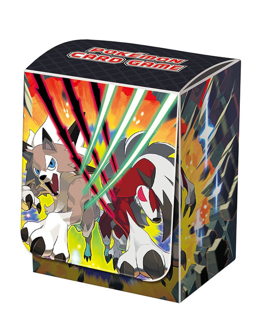 Pokemon Sun and Moon Lycanroc Deck Box