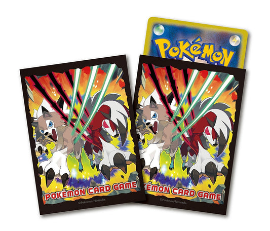 Pokemon Sun and Moon LycanrocDeck Game Sleeves 64pc