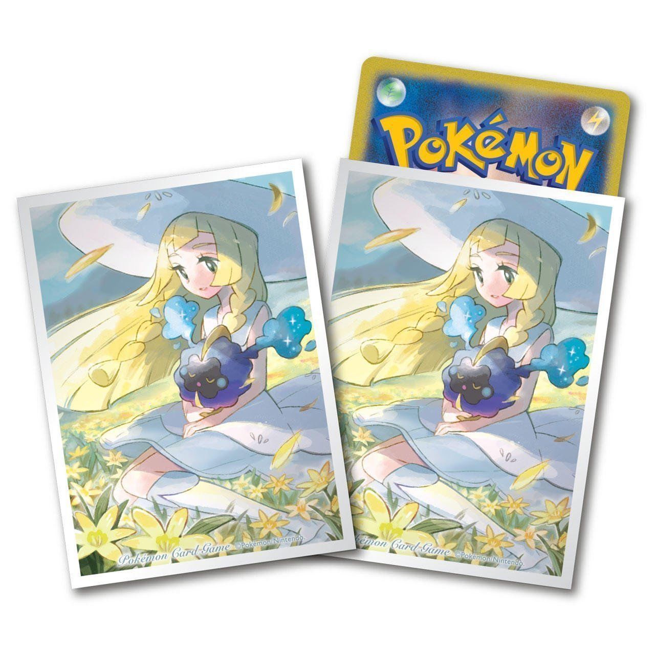 Pokemon Center Original Lillie &Cosmog Premium Character Mat Sleeves 64pcs