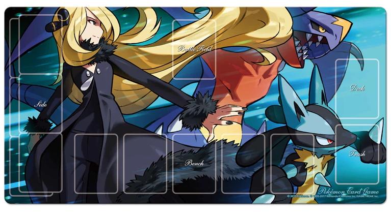 Pokemon Gym Exclusive Cynthia's Full Power Character Rubber Play Mat