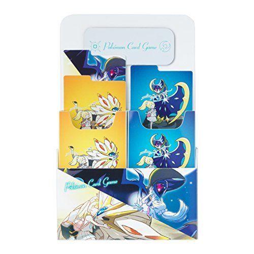 Pokemon Center Original Lillie Solgaleo Lunala Character Double Deck Box + Sleeves