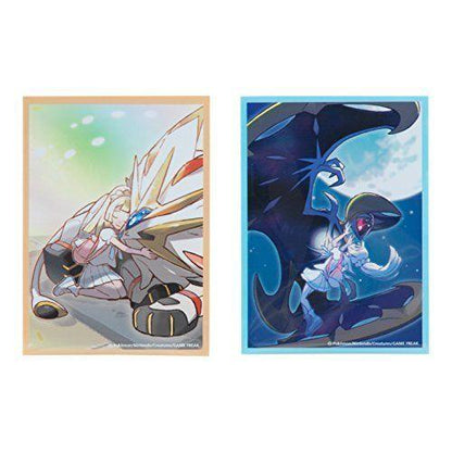 Pokemon Center Original Lillie Solgaleo Lunala Character Double Deck Box + Sleeves