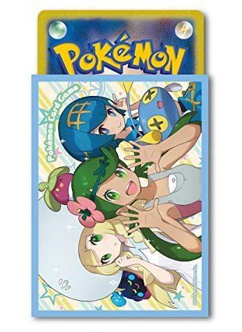 Pokemon Center Original Exclusive Mallow & Lana & Lillie Character Sleeves