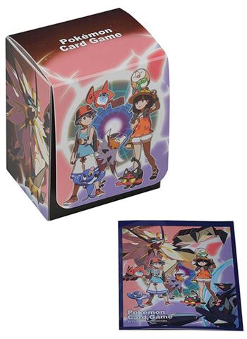 Pokemon Center Original Ultra Alola Adventure Card Shield Deck Box Sleeve Set