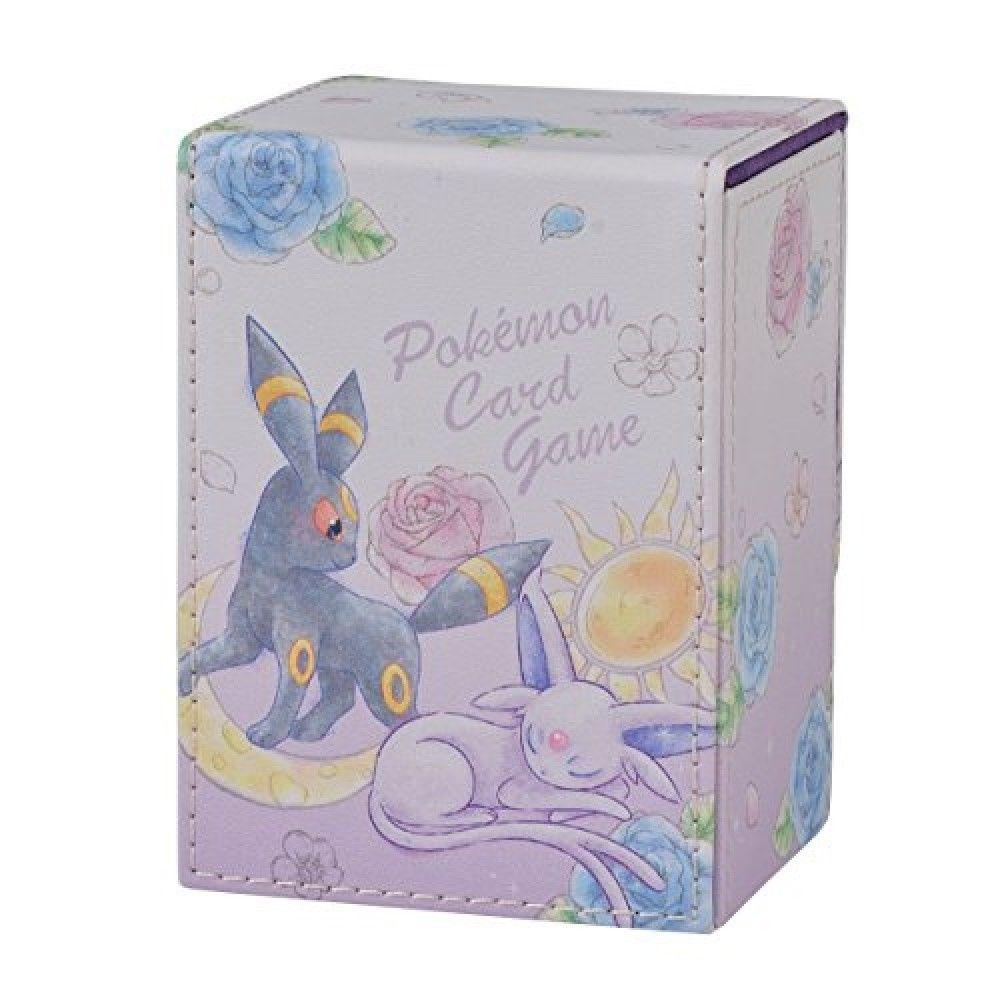 Pokemon Center Original Flower Espeon & Umbreon Flip Deck Case