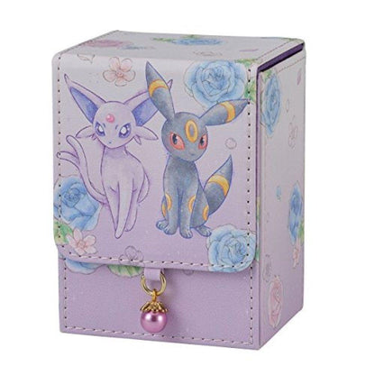 Pokemon Center Original Flower Espeon & Umbreon Flip Deck Case