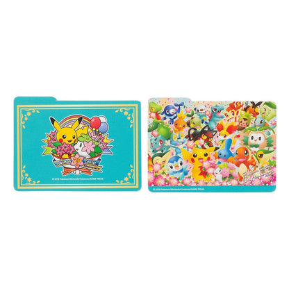 Pokemon Center 20th Anniversary Pikachu Card Sleeves + Deck Box Set
