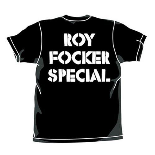Macross Roy Focker Special Cospa Character Black T-shirt