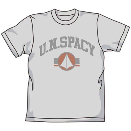 Macross U.N.Spacy Cospa Character T-shirt Mix Gray