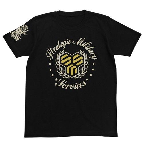 Macross Frontier S.M.S Skull Platoon Cospa Character Black T-shirt